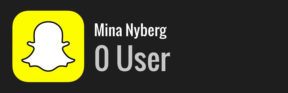 Mina Nyberg snapchat