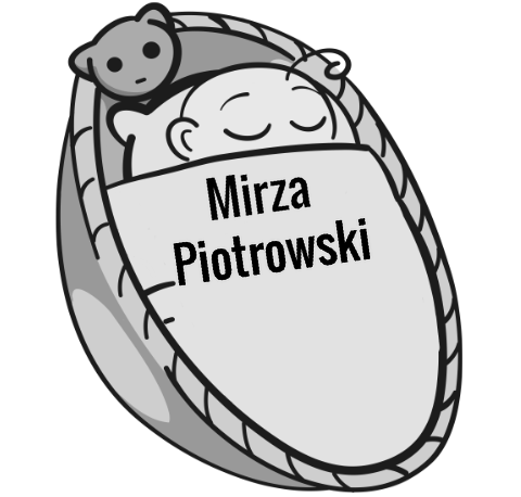 Mirza Piotrowski sleeping baby