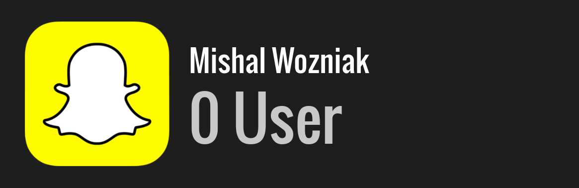 Mishal Wozniak snapchat