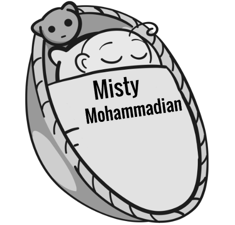Misty Mohammadian sleeping baby