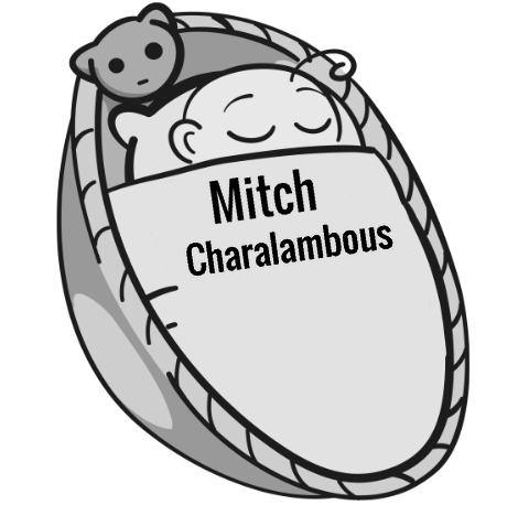Mitch Charalambous sleeping baby