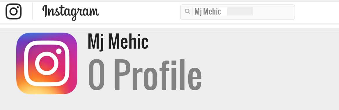 Mj Mehic instagram account