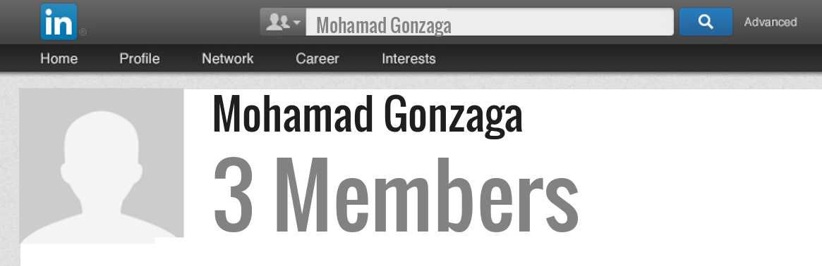 Mohamad Gonzaga linkedin profile