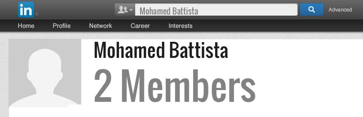 Mohamed Battista linkedin profile