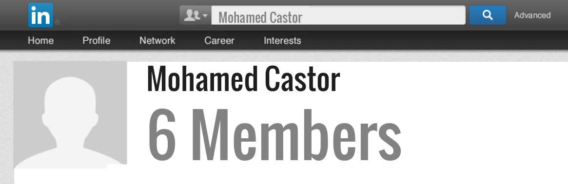 Mohamed Castor linkedin profile