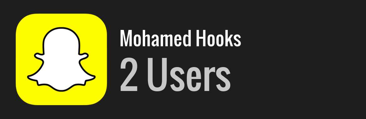 Mohamed Hooks snapchat