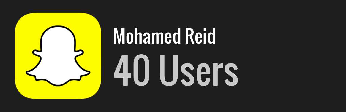Mohamed Reid snapchat