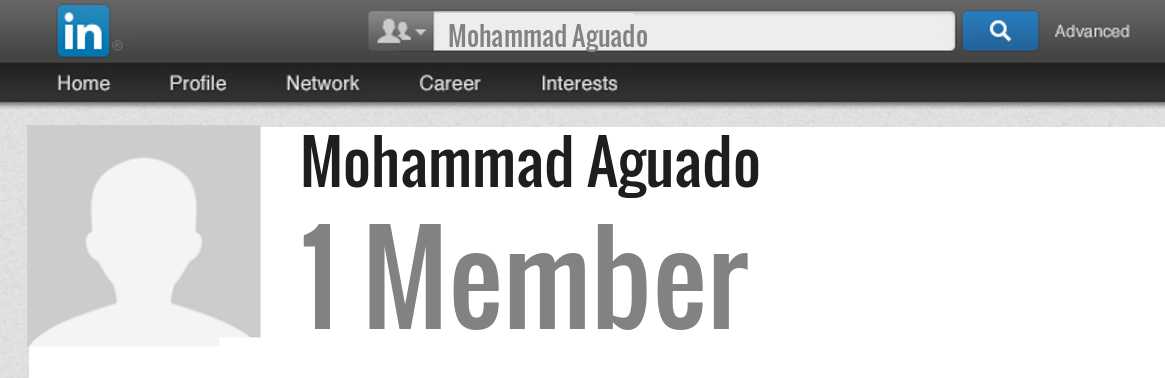 Mohammad Aguado linkedin profile