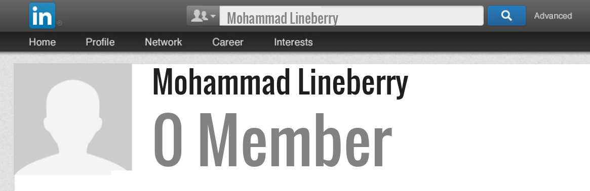 Mohammad Lineberry linkedin profile