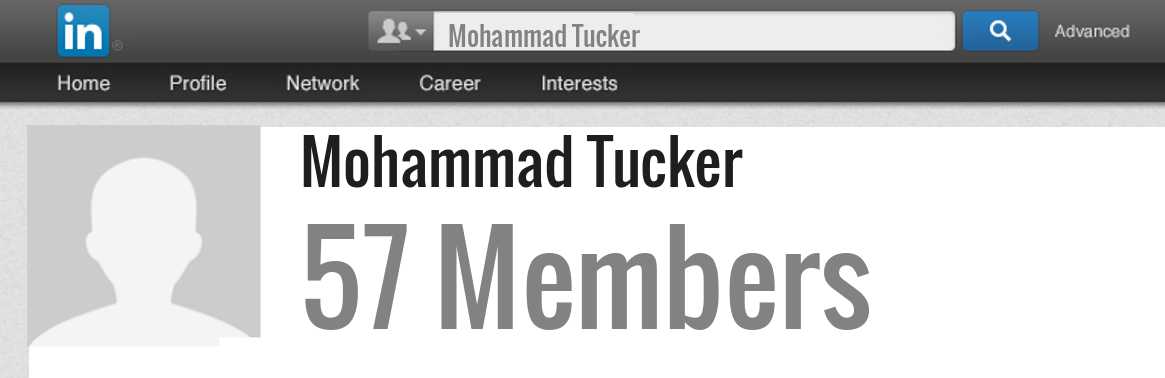 Mohammad Tucker linkedin profile