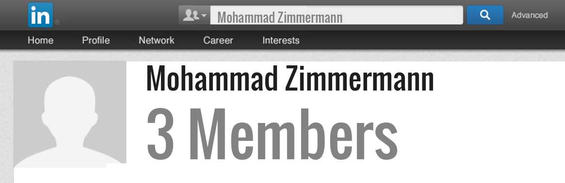 Mohammad Zimmermann linkedin profile