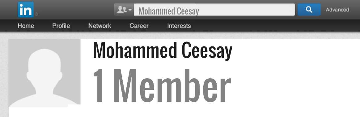 Mohammed Ceesay linkedin profile