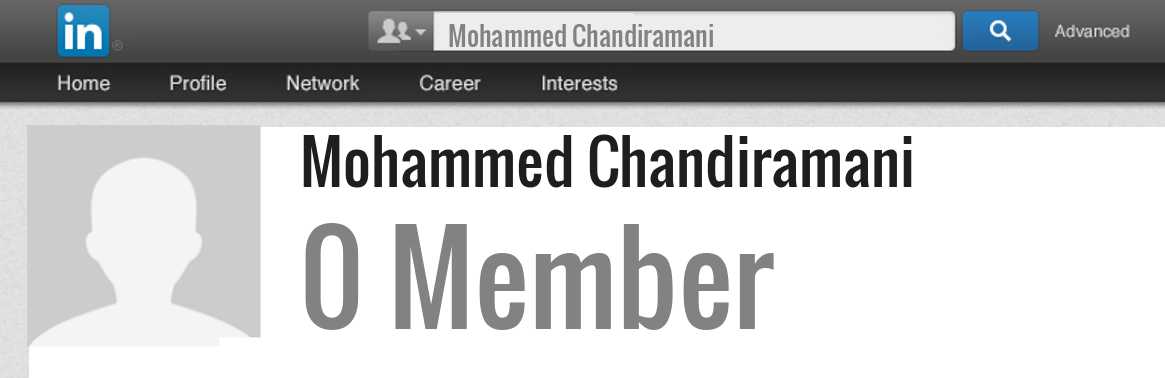 Mohammed Chandiramani linkedin profile