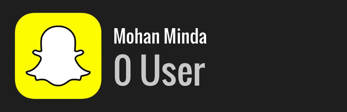 Mohan Minda snapchat