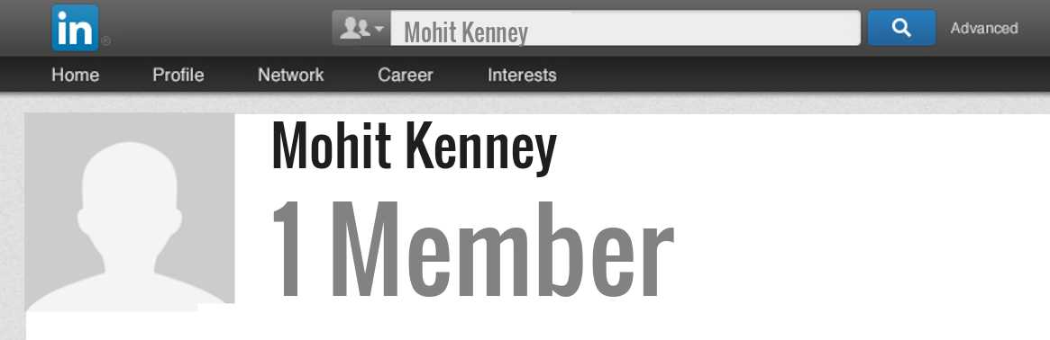 Mohit Kenney linkedin profile