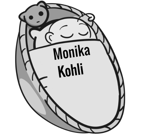 Monika Kohli sleeping baby