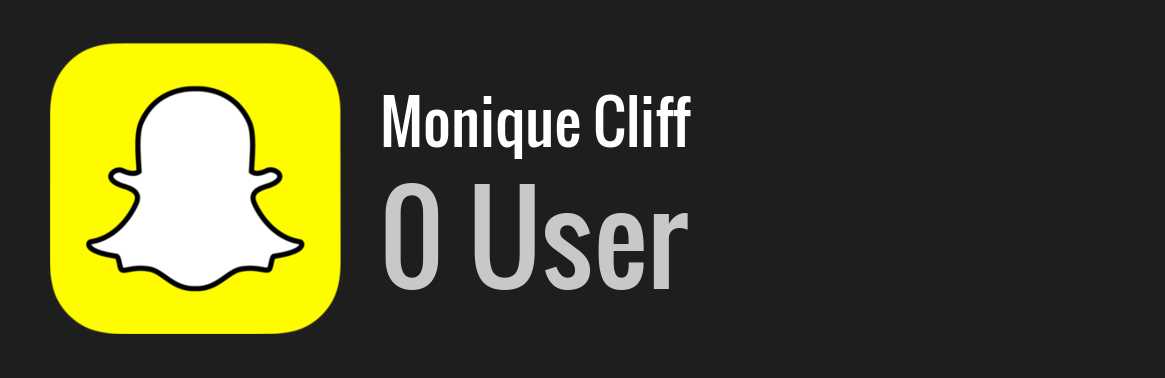 Monique Cliff snapchat