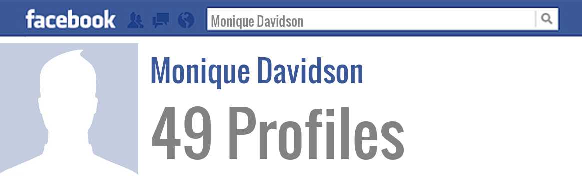 Monique Davidson facebook profiles