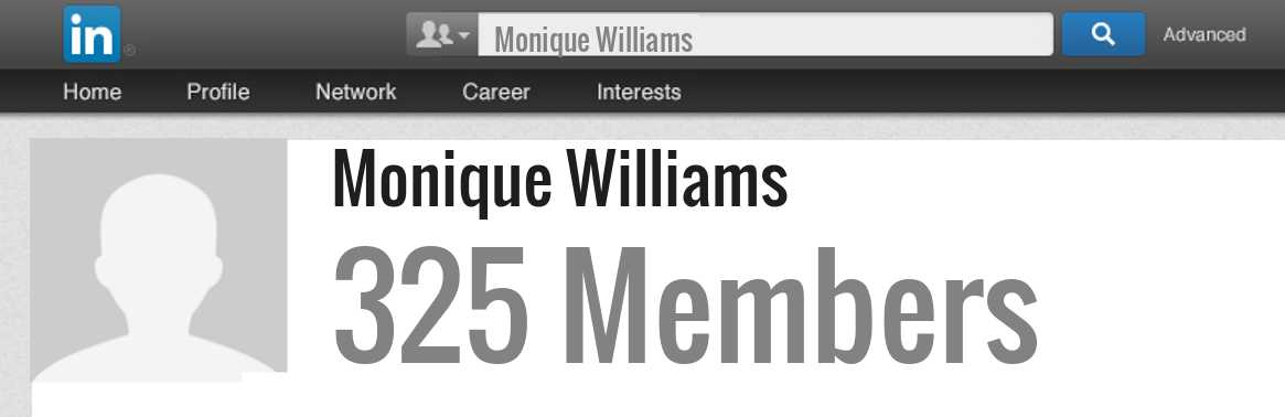 Monique Williams linkedin profile