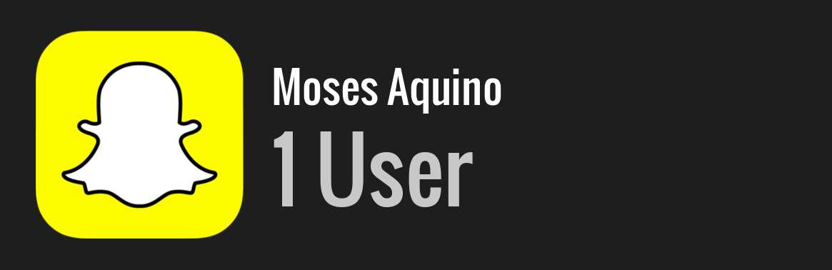 Moses Aquino snapchat