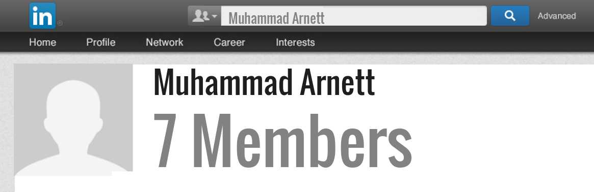 Muhammad Arnett linkedin profile