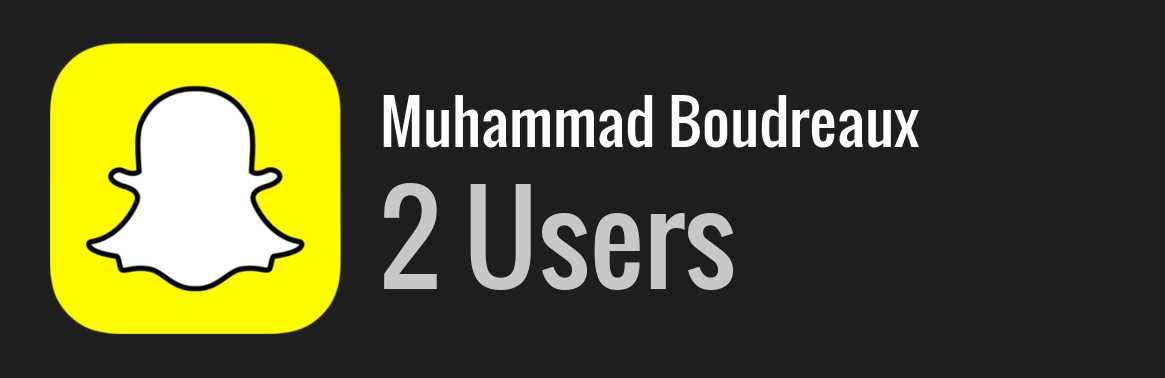Muhammad Boudreaux snapchat