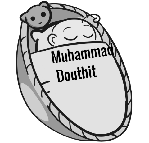 Muhammad Douthit sleeping baby