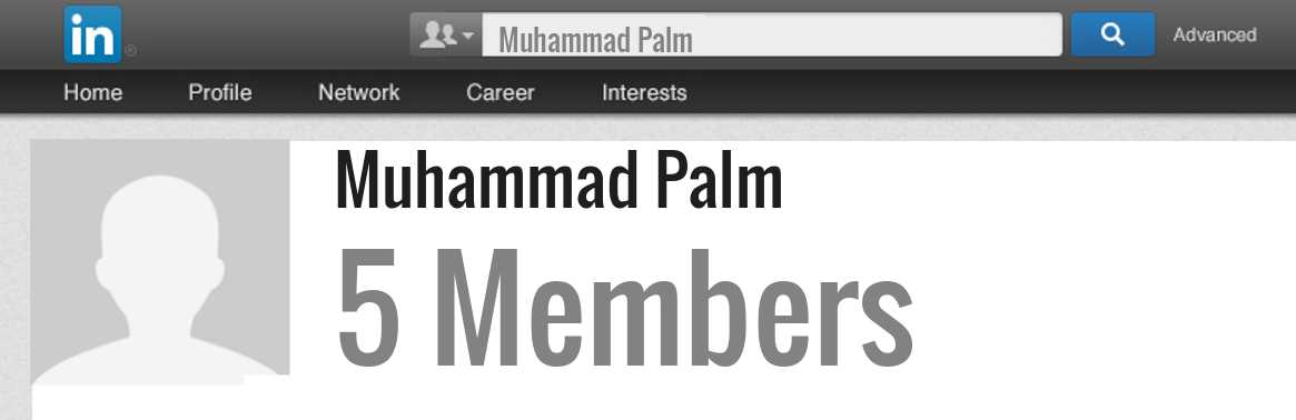 Muhammad Palm linkedin profile