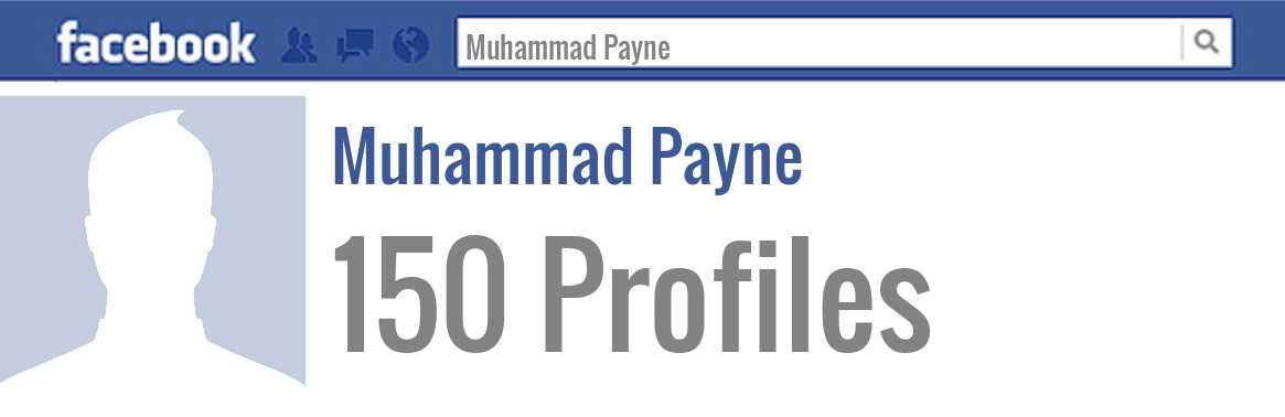 Muhammad Payne facebook profiles