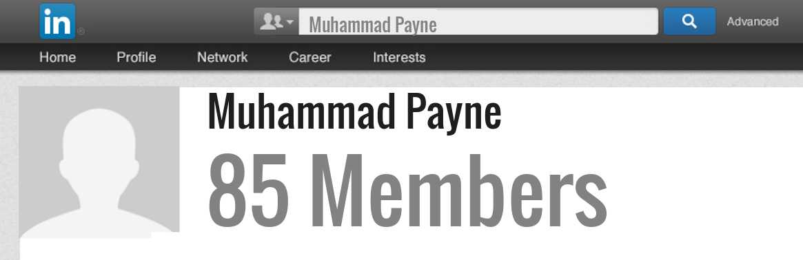 Muhammad Payne linkedin profile