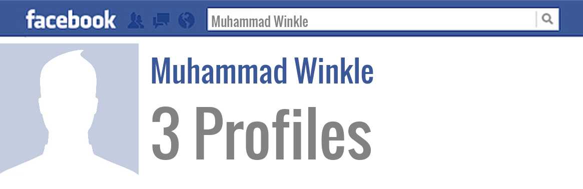 Muhammad Winkle facebook profiles