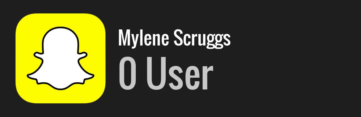 Mylene Scruggs snapchat