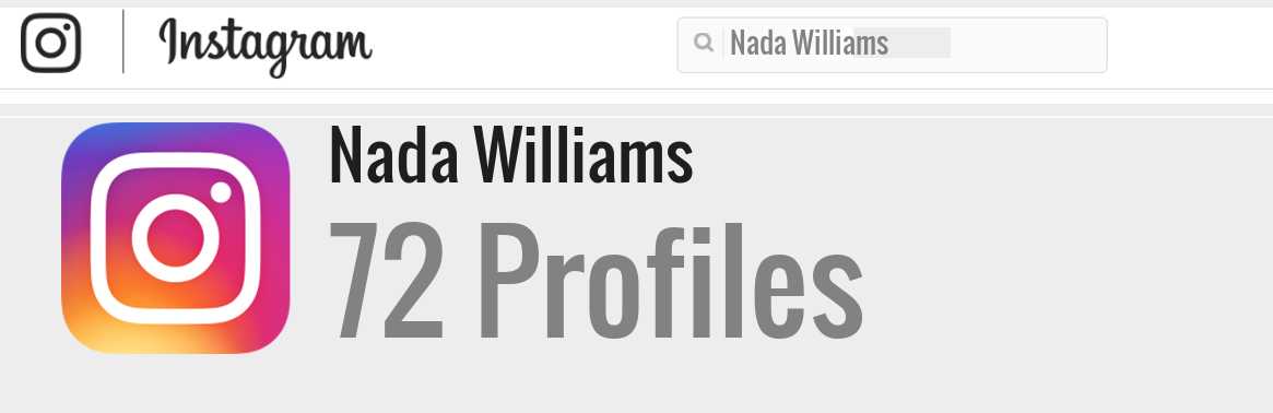 Nada Williams instagram account