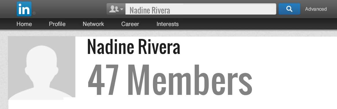 Nadine Rivera linkedin profile