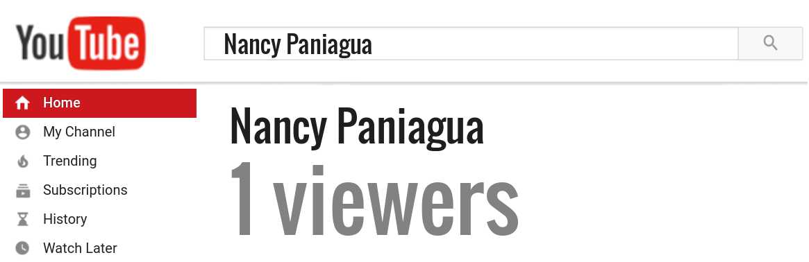 Nancy Paniagua youtube subscribers