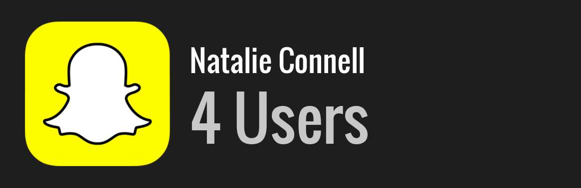 Natalie Connell snapchat