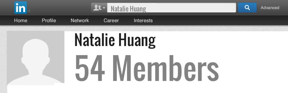 Natalie Huang linkedin profile