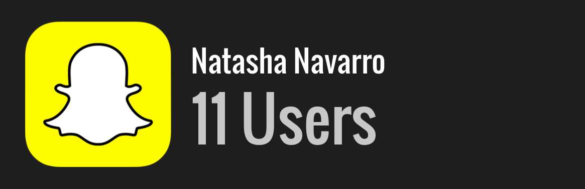 Natasha Navarro snapchat