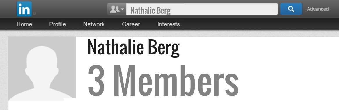 Nathalie Berg linkedin profile