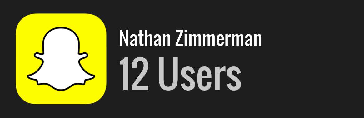 Nathan Zimmerman snapchat