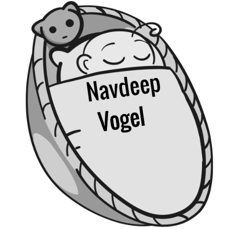 Navdeep Vogel sleeping baby