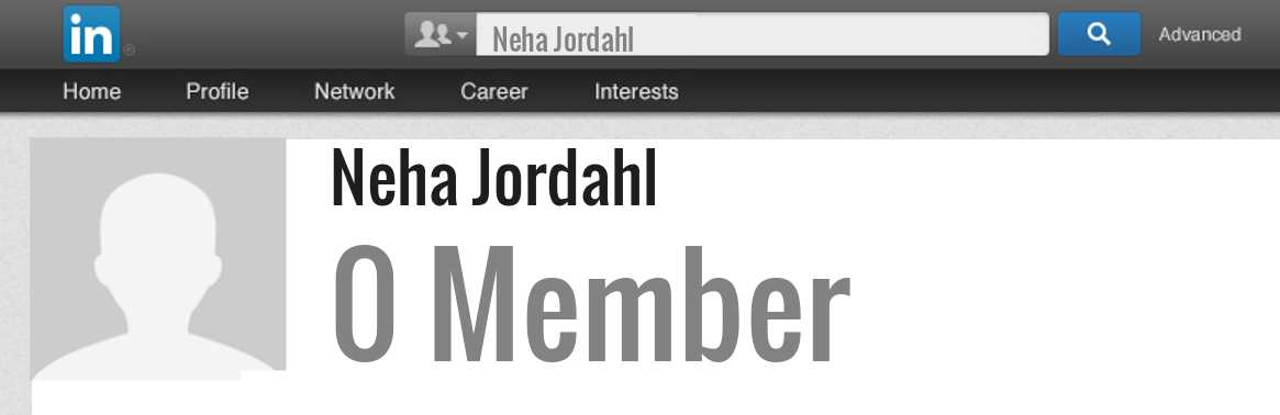 Neha Jordahl linkedin profile