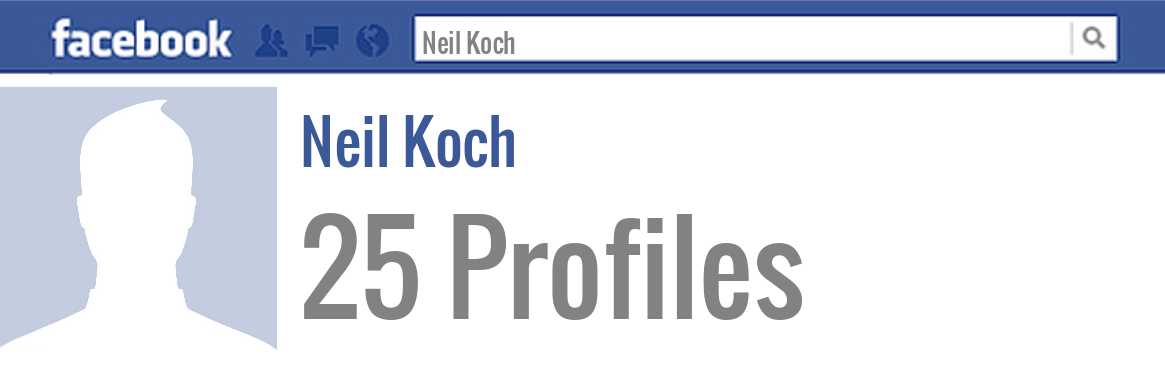 Neil Koch facebook profiles