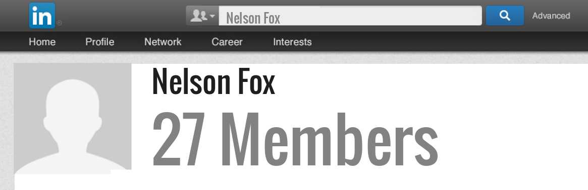 Nelson Fox linkedin profile