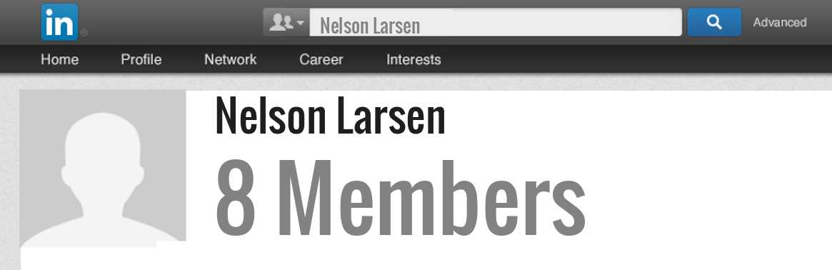 Nelson Larsen linkedin profile