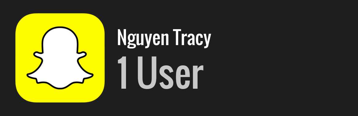 Nguyen Tracy snapchat