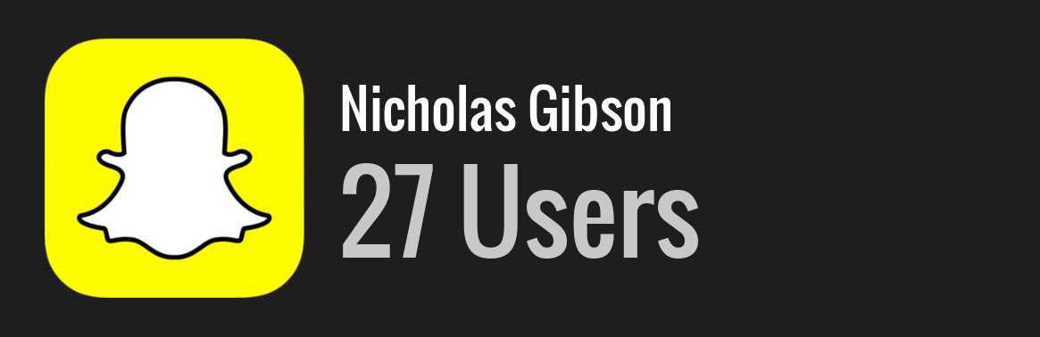 Nicholas Gibson snapchat