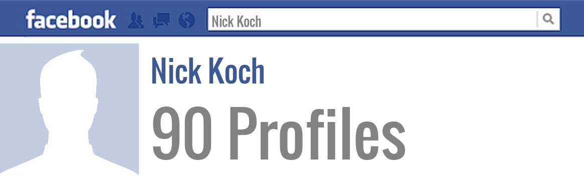 Nick Koch facebook profiles