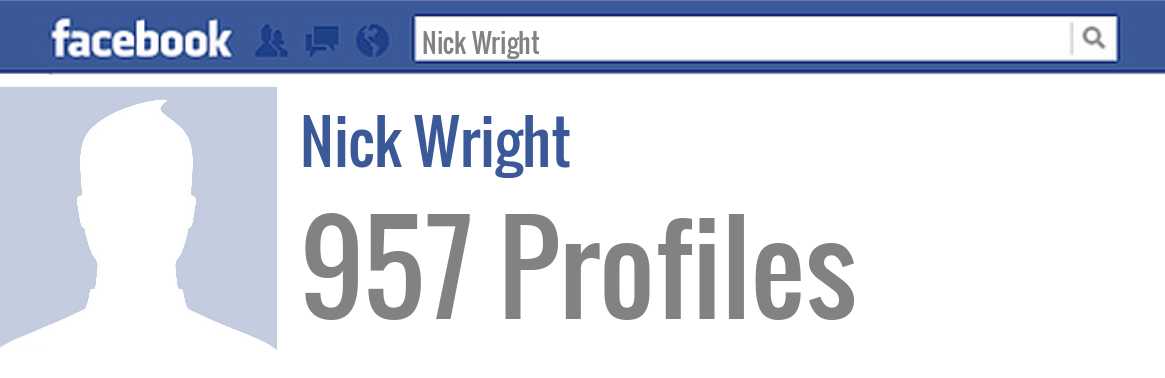 Nick Wright facebook profiles