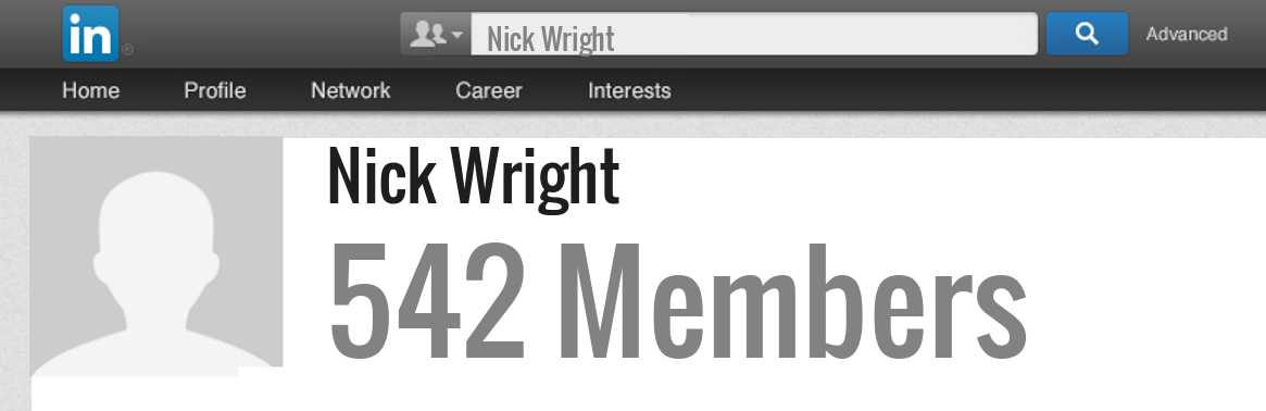 Nick Wright linkedin profile